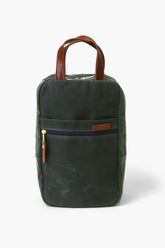 Hunter Green Waxed Canvas Heritage Golf Shoe Bag